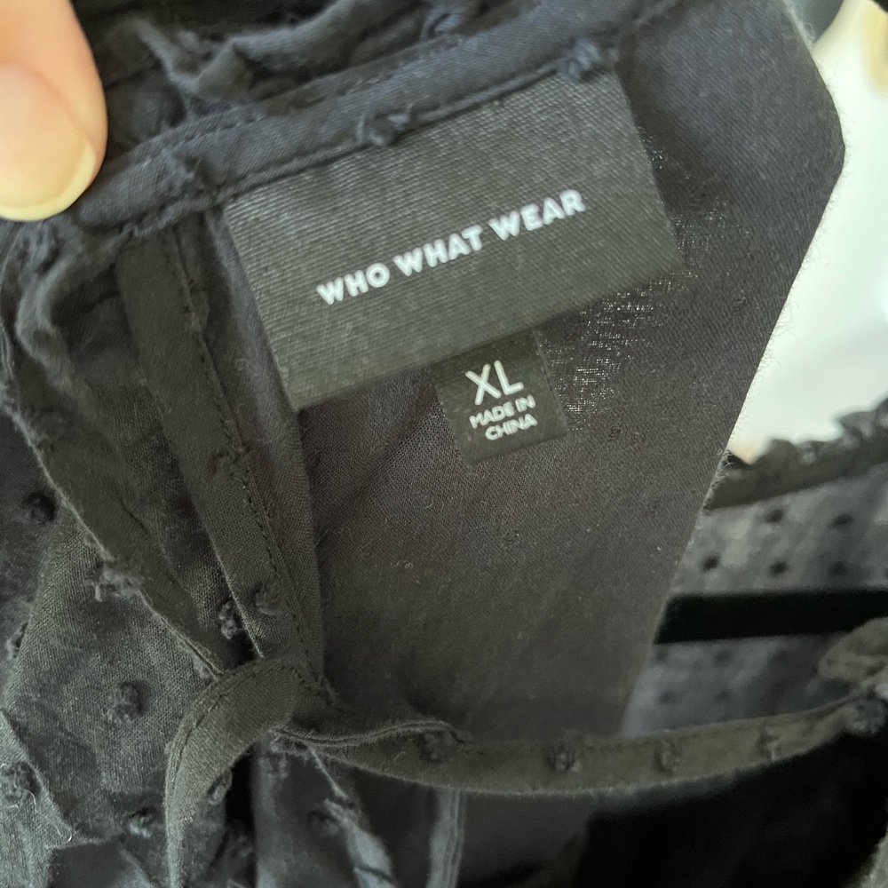 Who What Wear Ruffle Short Sleeve Dress - Picture 6 of 6